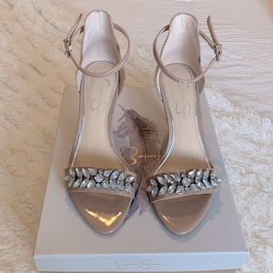 Nude Jeweled Heels 💎💎💎💎